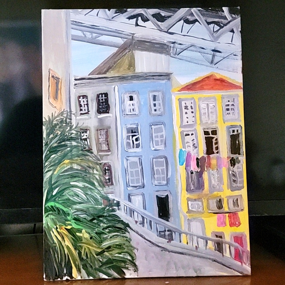 9 x 12 in original acrylic painting on canvas board